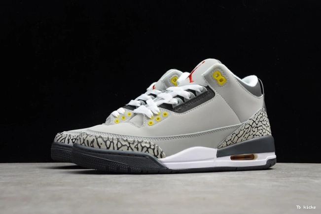 Reps TBK Retro Air 3 (2021) Grey Jordan Cool CT8532-012 0825